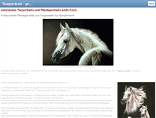 Tablet Screenshot of anita-koch-tierportraits.com